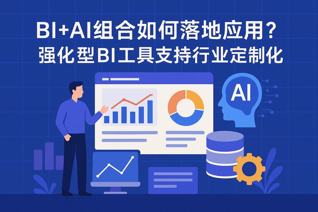 BI+AI组合如何落地应用？增强型BI工具支持行业定制化