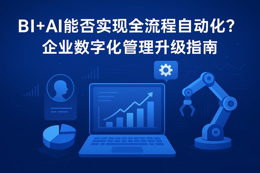BI+AI能否实现全流程自动化？企业数字化管理升级指南