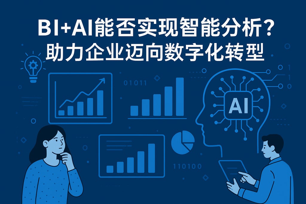 BI+AI能否实现智能分析？助力企业迈向数字化转型