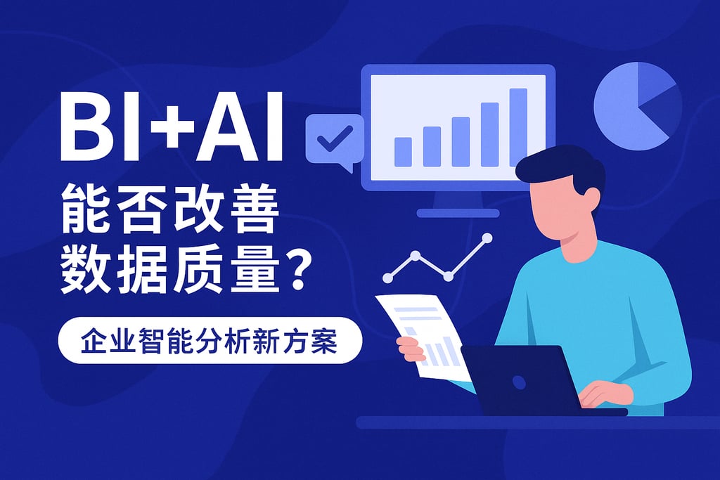 BI+AI能否改善数据质量？企业智能分析新方案