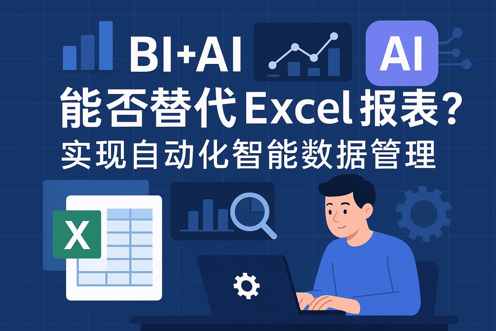 BI+AI能否替代Excel报表？实现自动化智能数据管理