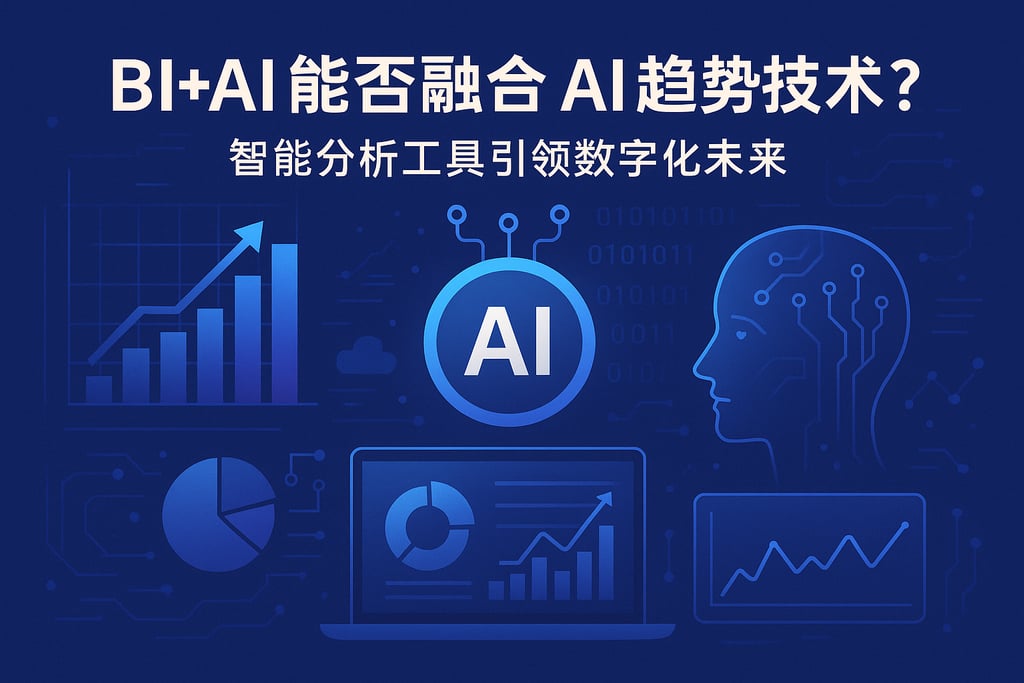 BI+AI能否融合AI趋势技术？智能分析工具引领数字化未来