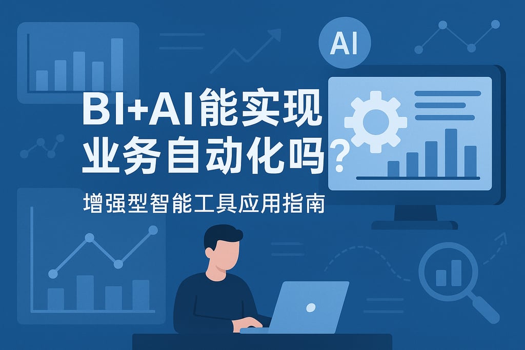 BI+AI能实现业务自动化吗？增强型智能工具应用指南