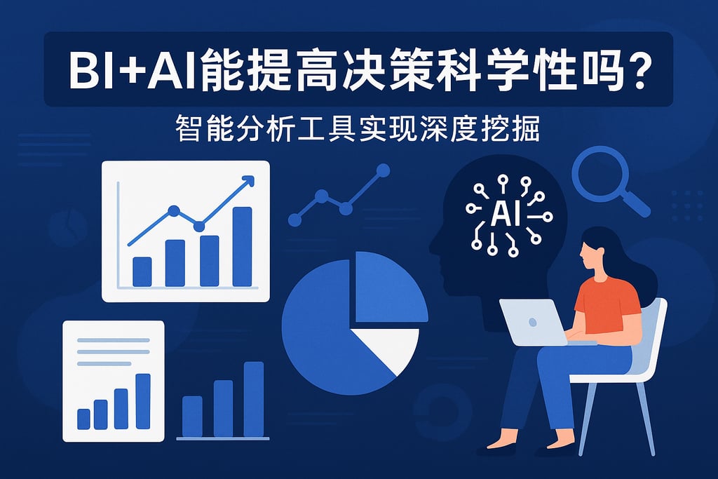 BI+AI能提高决策科学性吗？智能分析工具实现深度挖掘