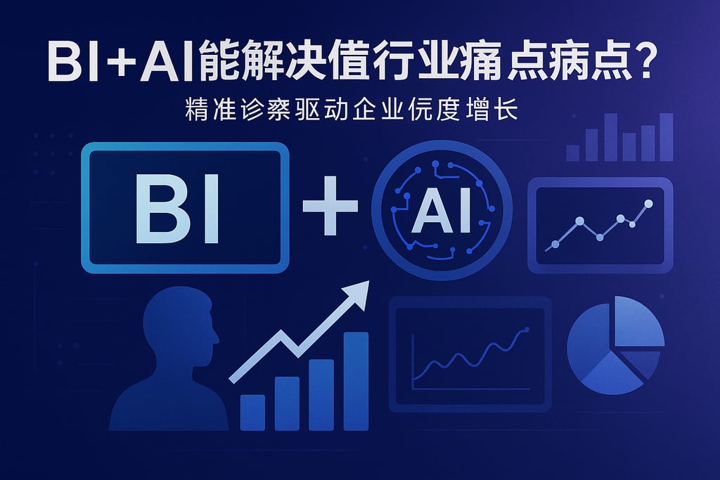 BI+AI能解决哪些行业痛点？精准洞察驱动企业增长