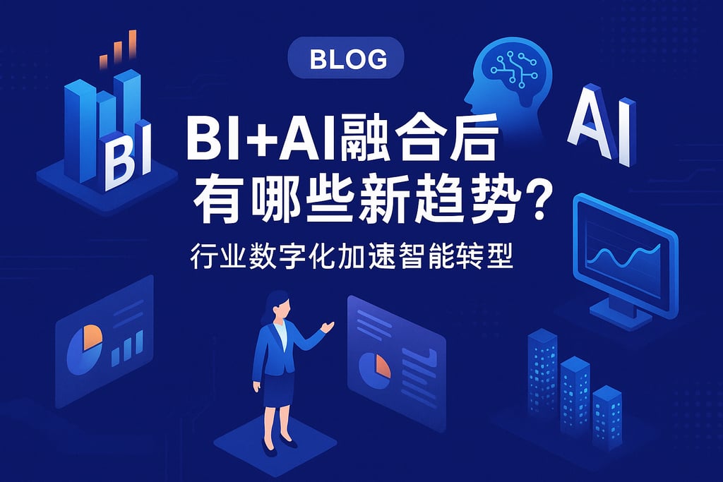 BI+AI融合后有哪些新趋势？行业数字化加速智能转型