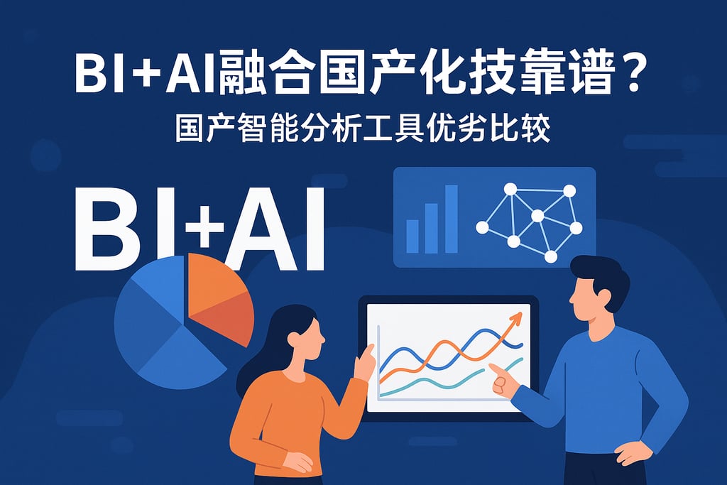 BI+AI融合国产化技术靠谱吗？国产智能分析工具优劣比较