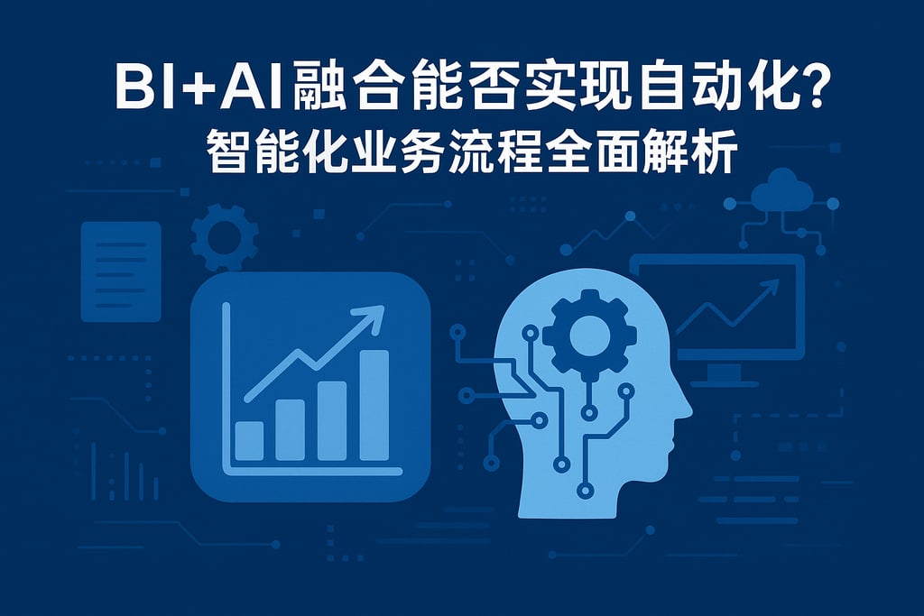 BI+AI融合能否实现自动化？智能化业务流程全面解析
