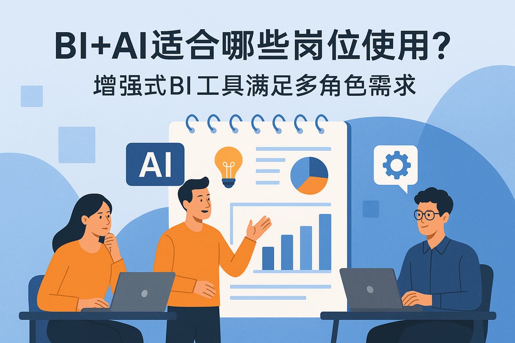 BI+AI适合哪些岗位使用？增强式BI工具满足多角色需求