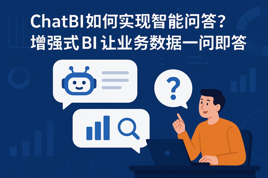 ChatBI如何实现智能问答？增强式BI让业务数据一问即答