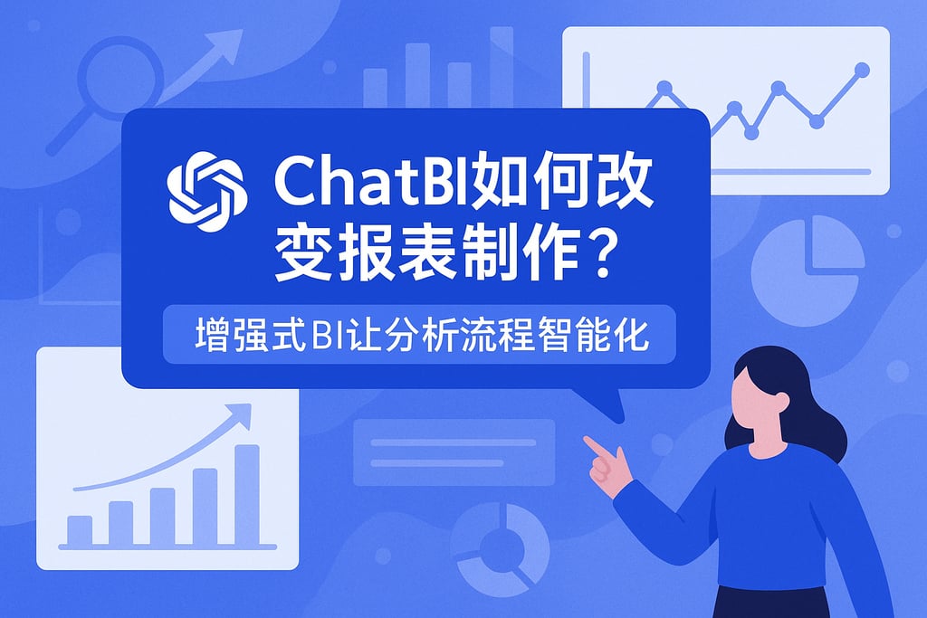 ChatBI如何改变报表制作？增强式BI让分析流程智能化