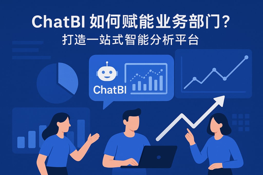 ChatBI如何赋能业务部门？打造一站式智能分析平台