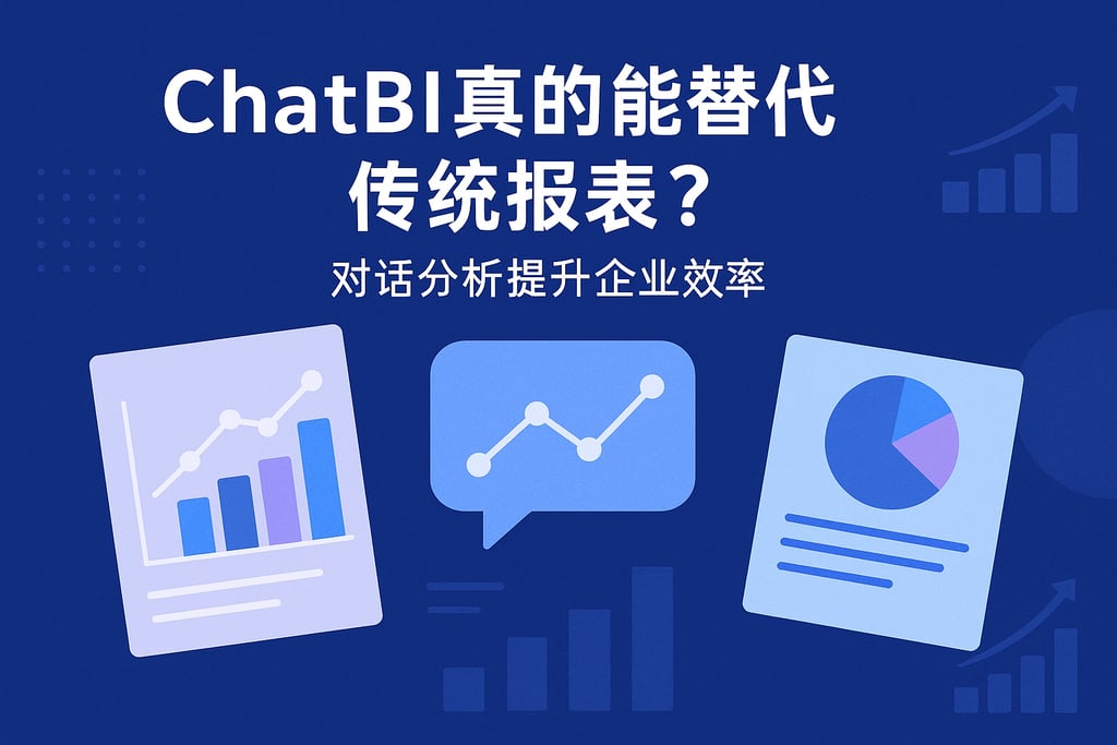 ChatBI真的能替代传统报表？对话分析提升企业效率