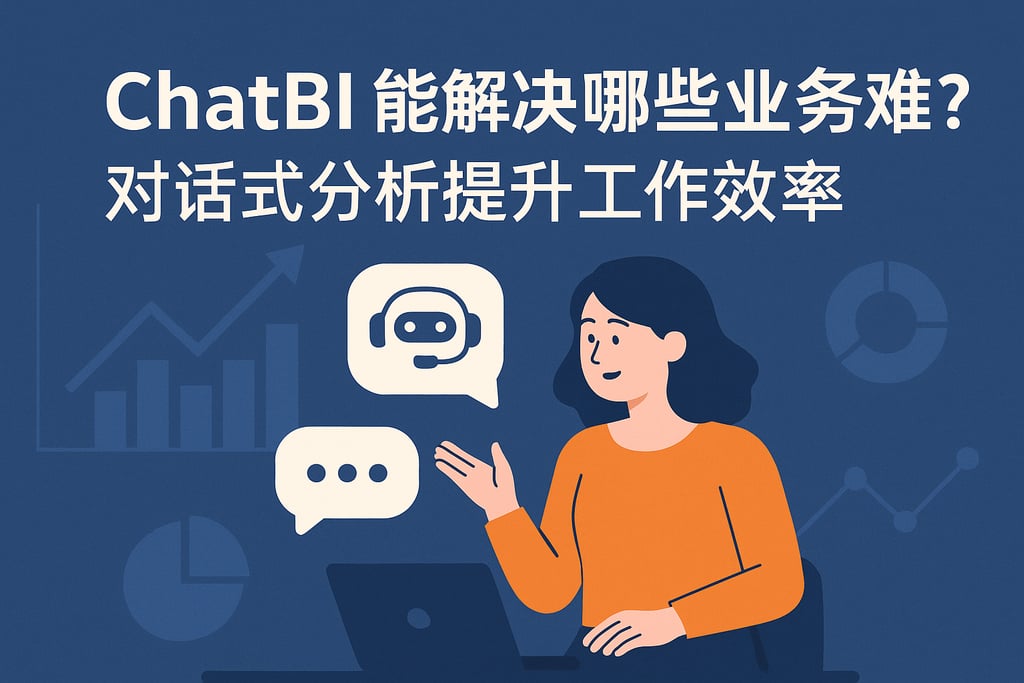 ChatBI能解决哪些业务难题？对话式分析提升工作效率