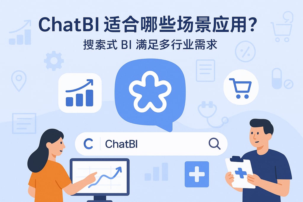 ChatBI适合哪些场景应用？搜索式BI满足多行业需求