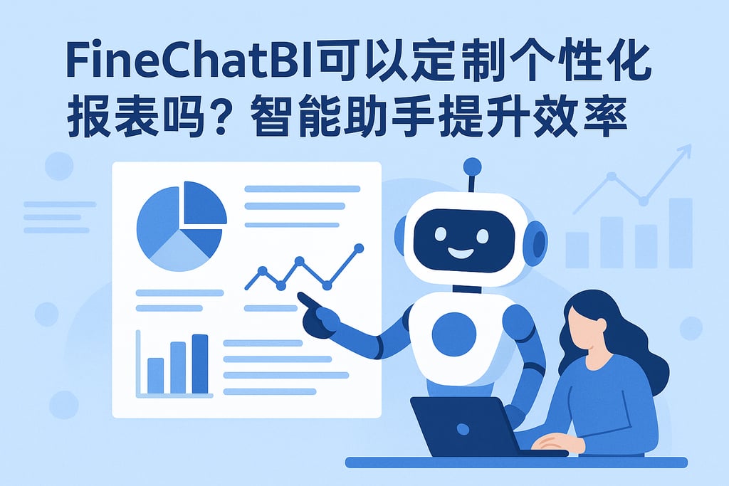 FineChatBI可以定制个性化报表吗？智能助手提升分析效率
