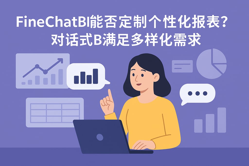 FineChatBI能否定制个性化报表？对话式BI满足多样化需求