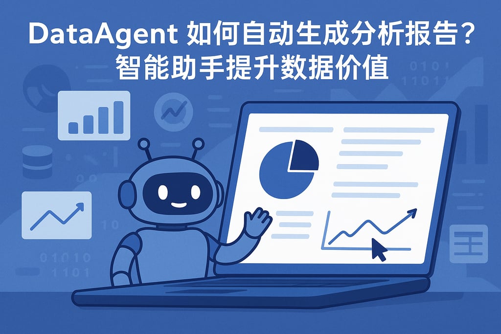 dataagent如何自动生成分析报告？智能助手提升数据价值