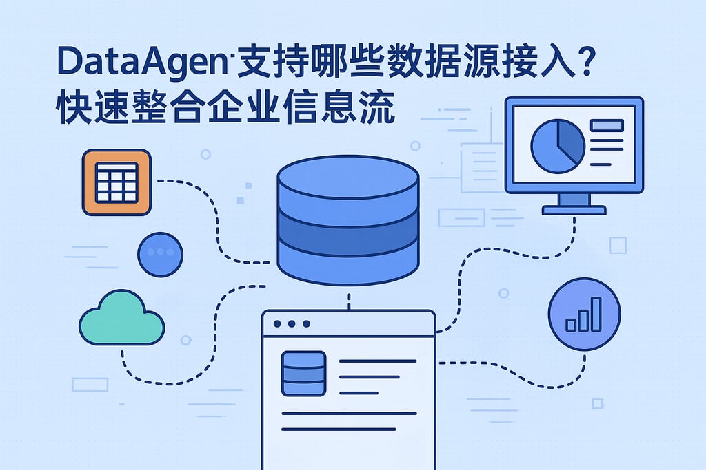 dataagent支持哪些数据源接入？快速整合企业信息流