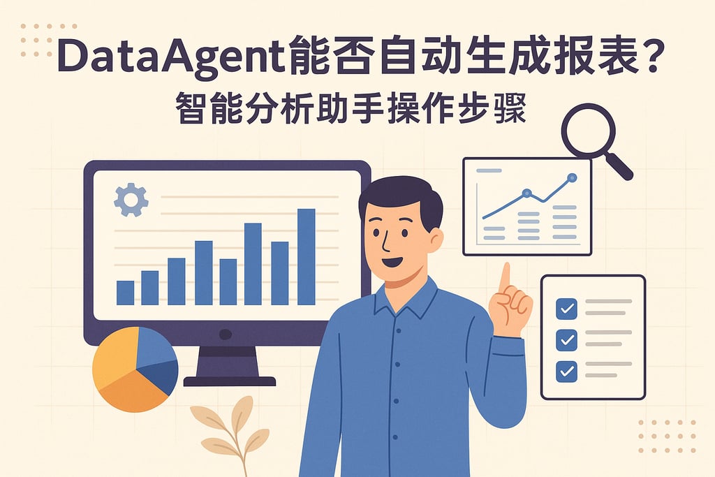 dataagent能否自动生成报表？智能分析助手操作步骤