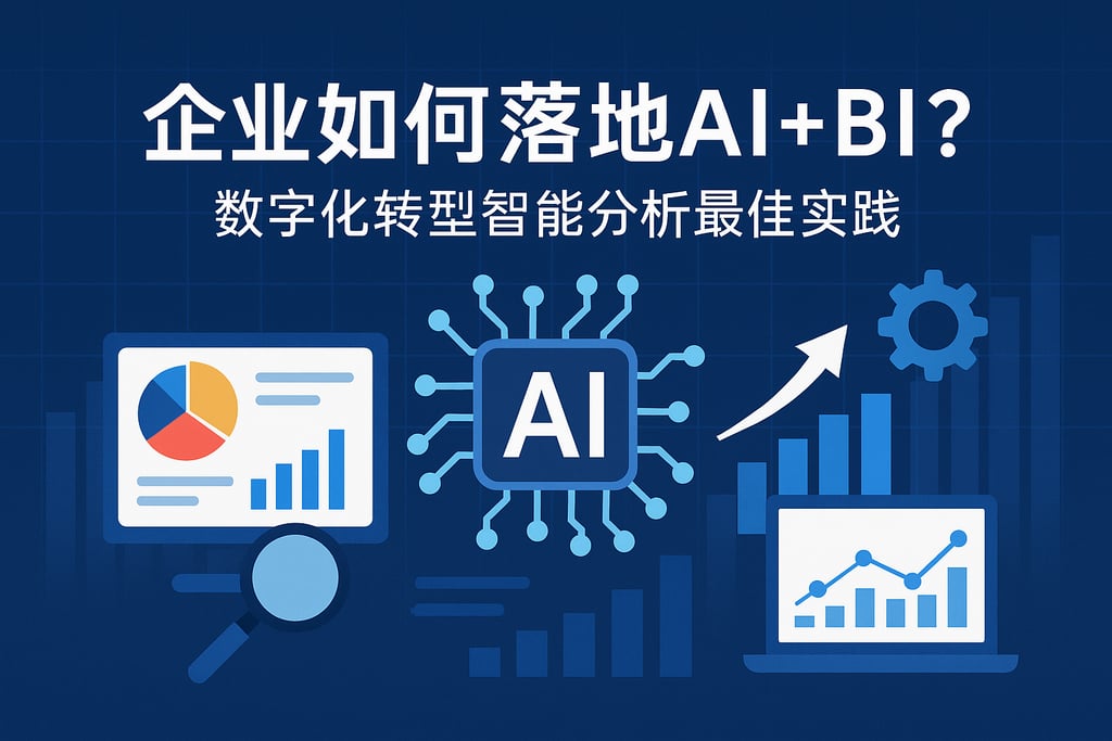 企业如何落地AI+BI？数字化转型智能分析最佳实践