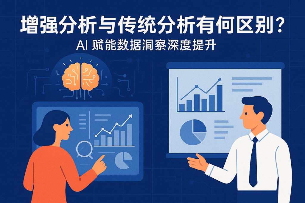 增强分析与传统分析有何区别？AI赋能数据洞察深度提升