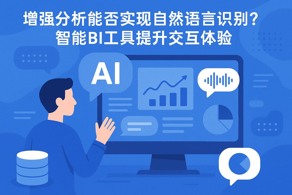 增强分析能否实现自然语言识别？智能BI工具提升交互体验