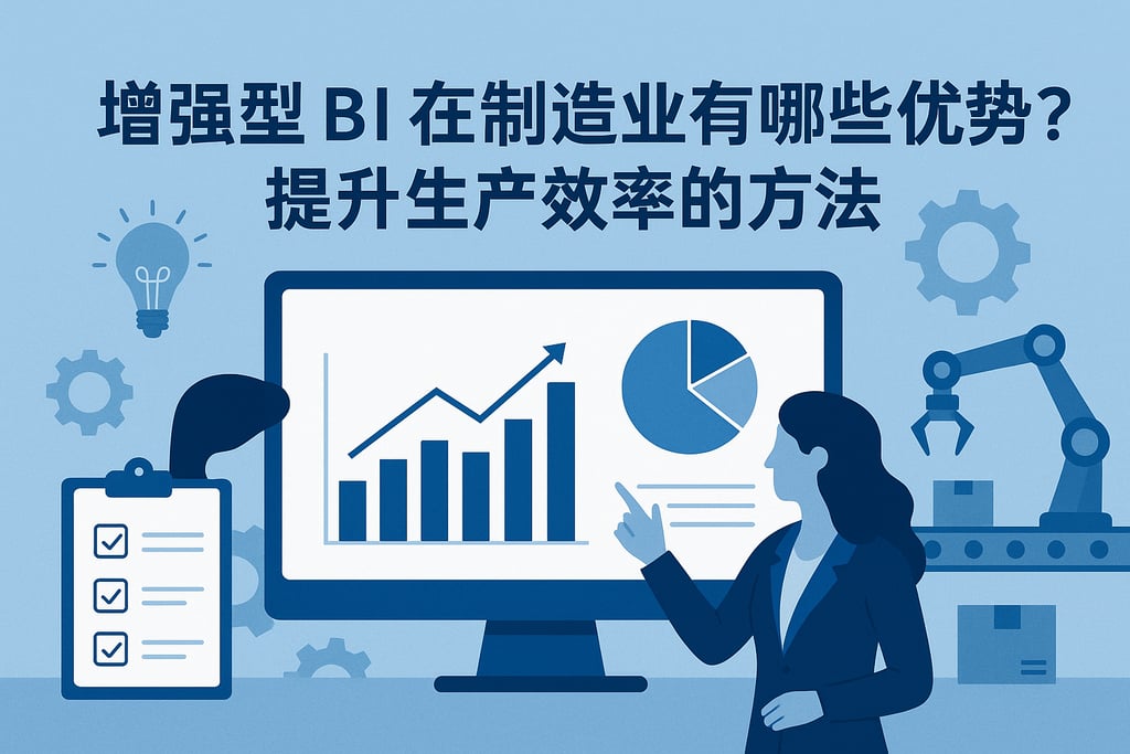 增强型BI在制造业有哪些优势？提升生产效率的方法