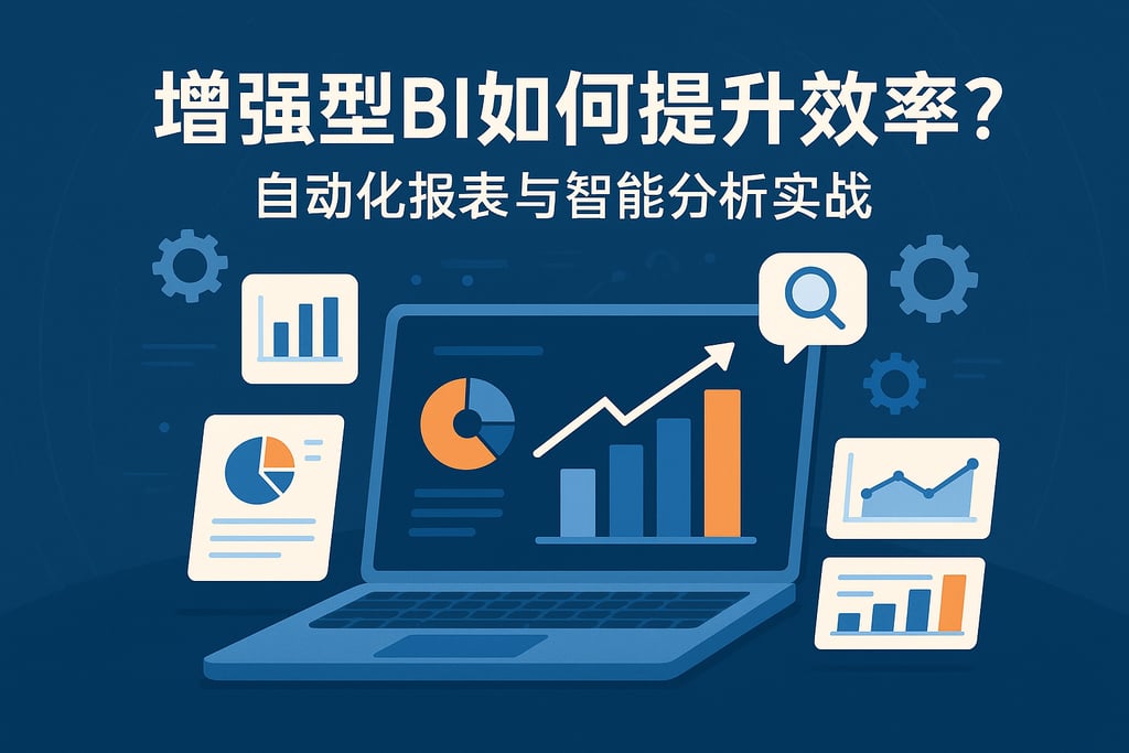 增强型BI如何提升效率？自动化报表与智能分析实战