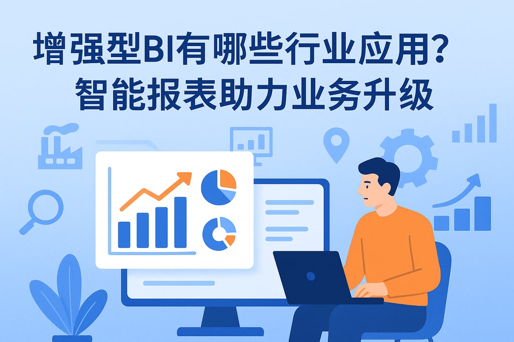 增强型BI有哪些行业应用？智能报表助力业务升级