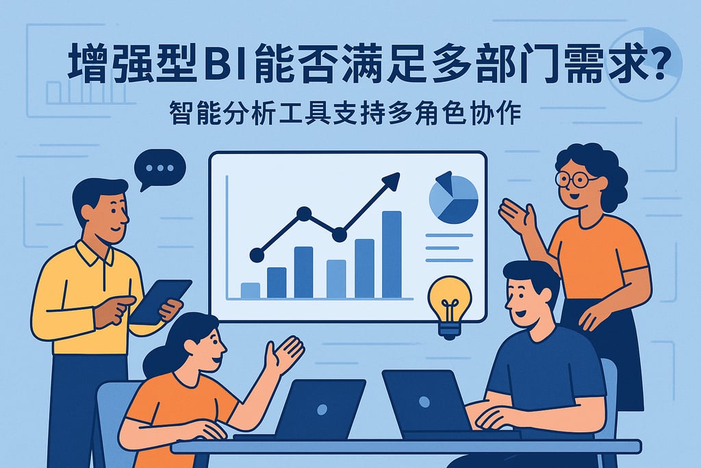 增强型BI能否满足多部门需求？智能分析工具支持多角色协作