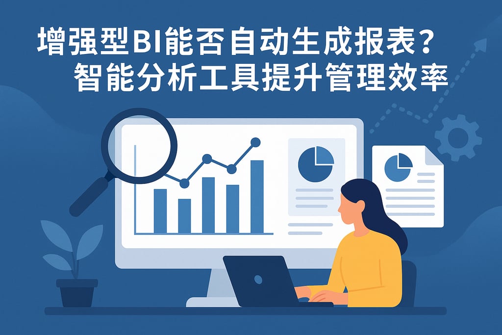 增强型BI能否自动生成报表？智能分析工具提升管理效率