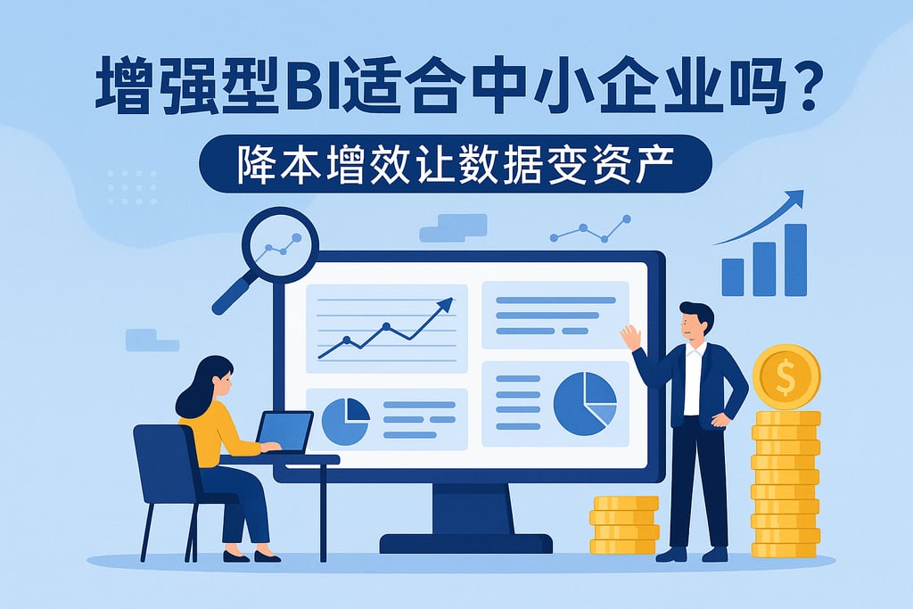 增强型BI适合中小企业吗？降本增效让数据变资产