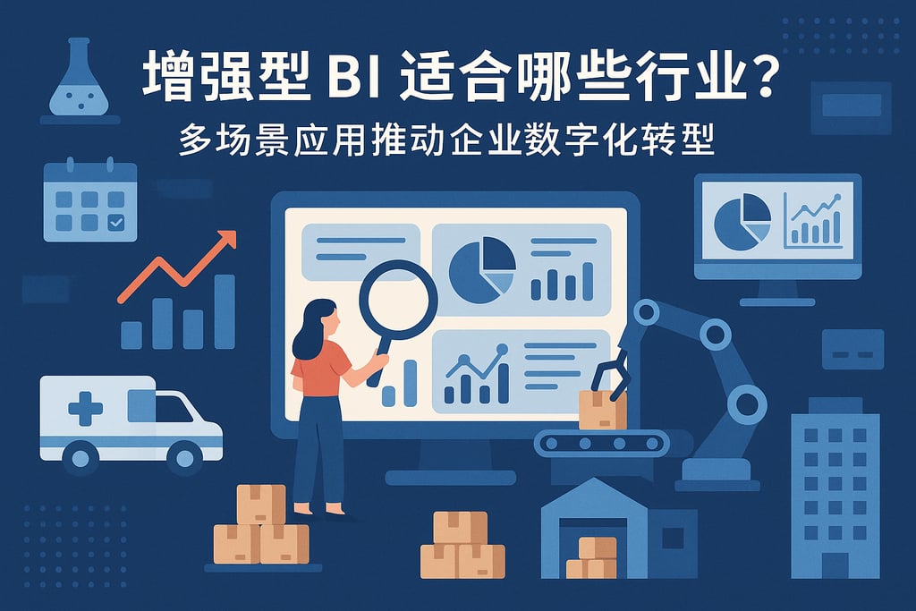 增强型BI适合哪些行业？多场景应用推动企业数字化转型