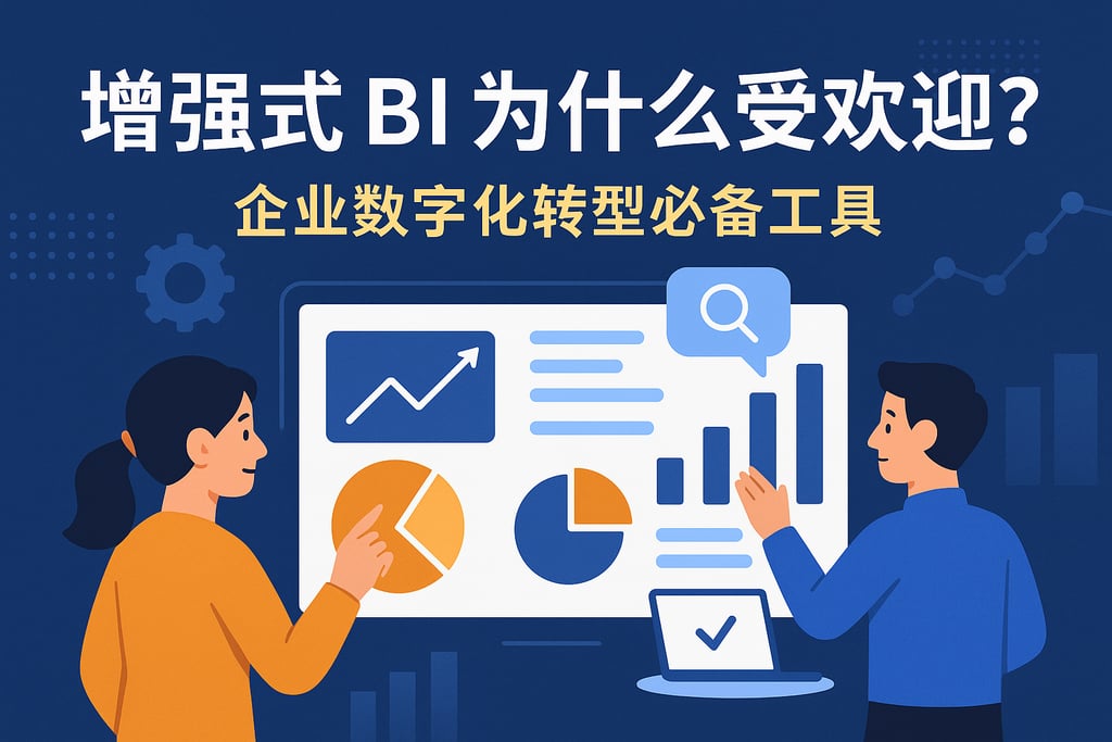 增强式BI为什么受欢迎？企业数字化转型必备工具