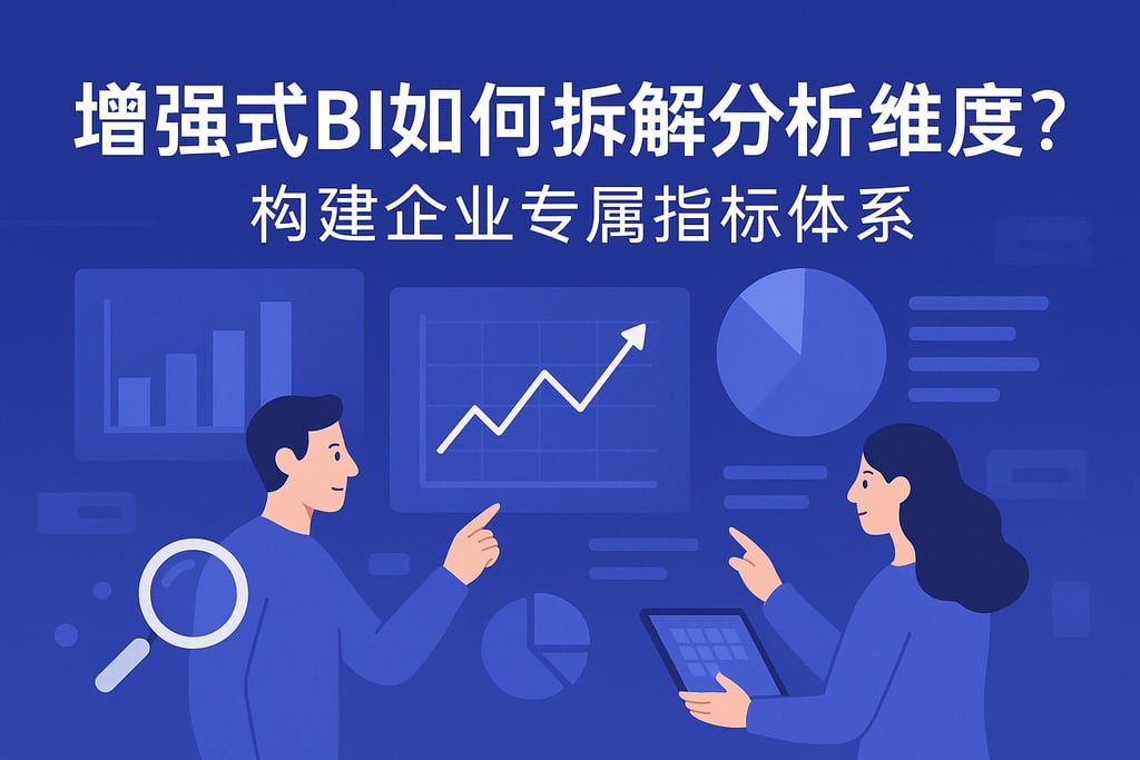 增强式BI如何拆解分析维度？构建企业专属指标体系