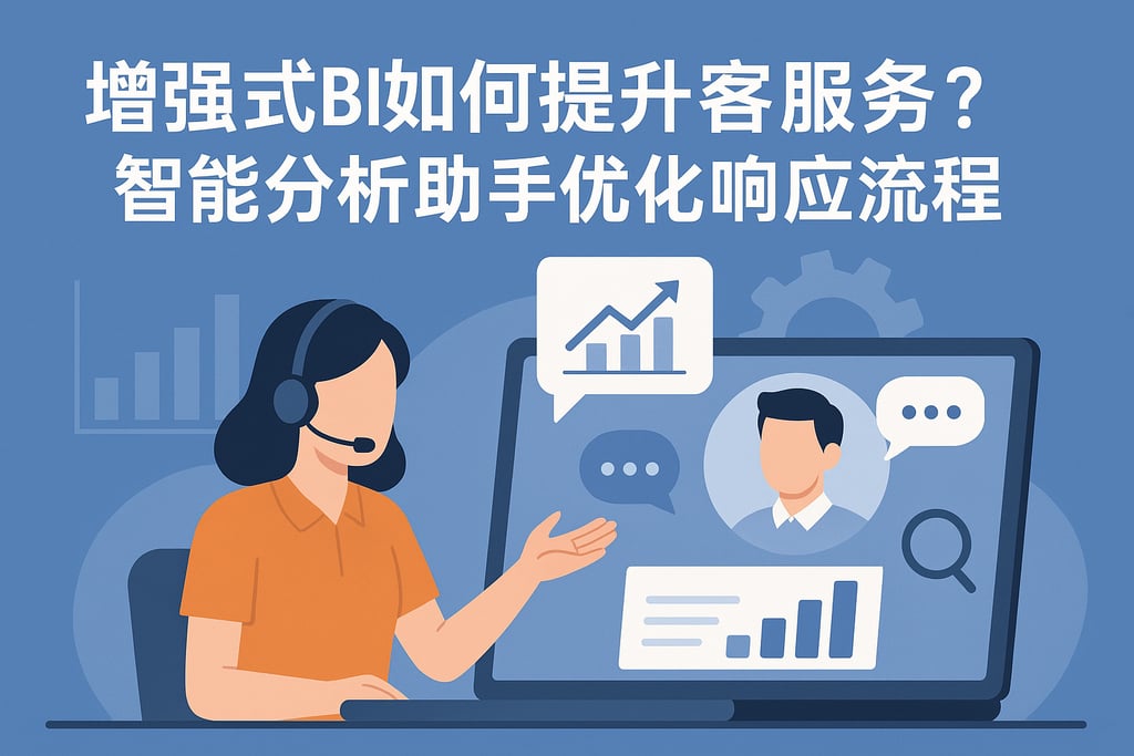 增强式BI如何提升客户服务？智能分析助手优化响应流程