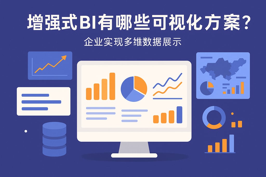 增强式BI有哪些可视化方案？企业实现多维数据展示