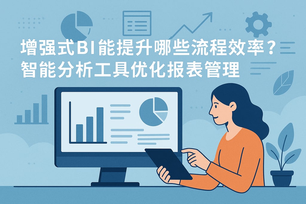增强式BI能提升哪些流程效率？智能分析工具优化报表管理