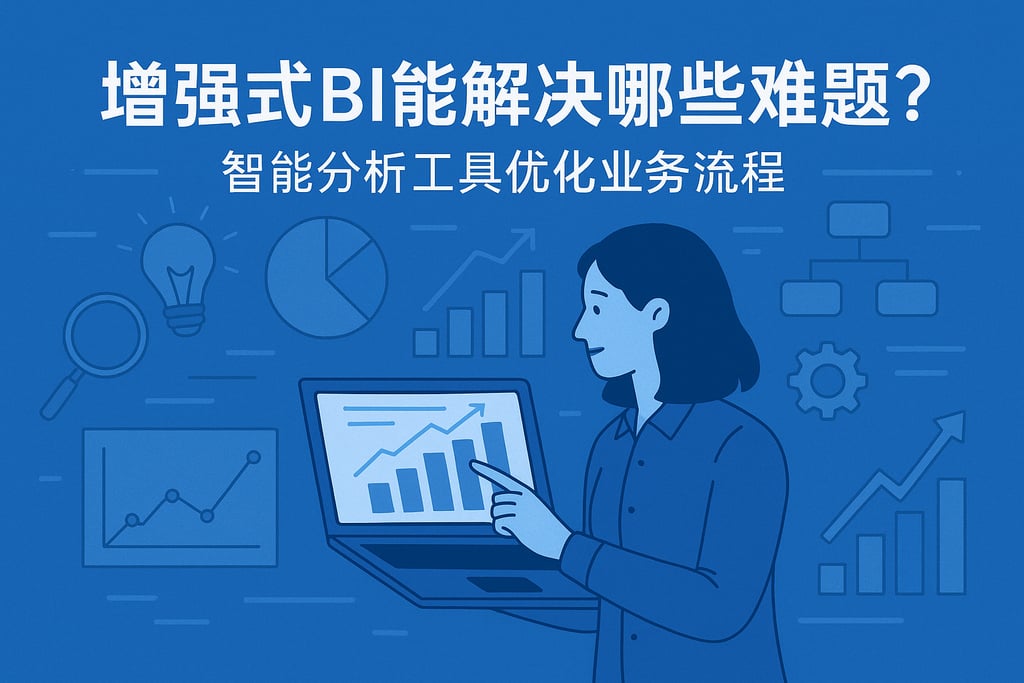 增强式BI能解决哪些难题？智能分析工具优化业务流程
