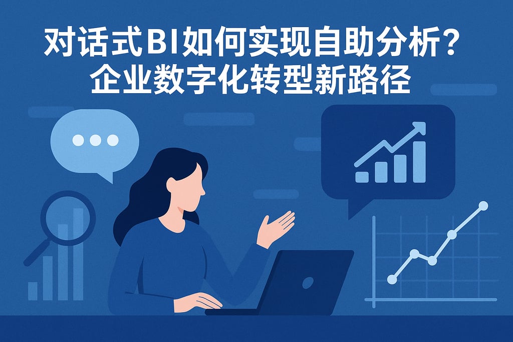 对话式BI如何实现自助分析？企业数字化转型新路径