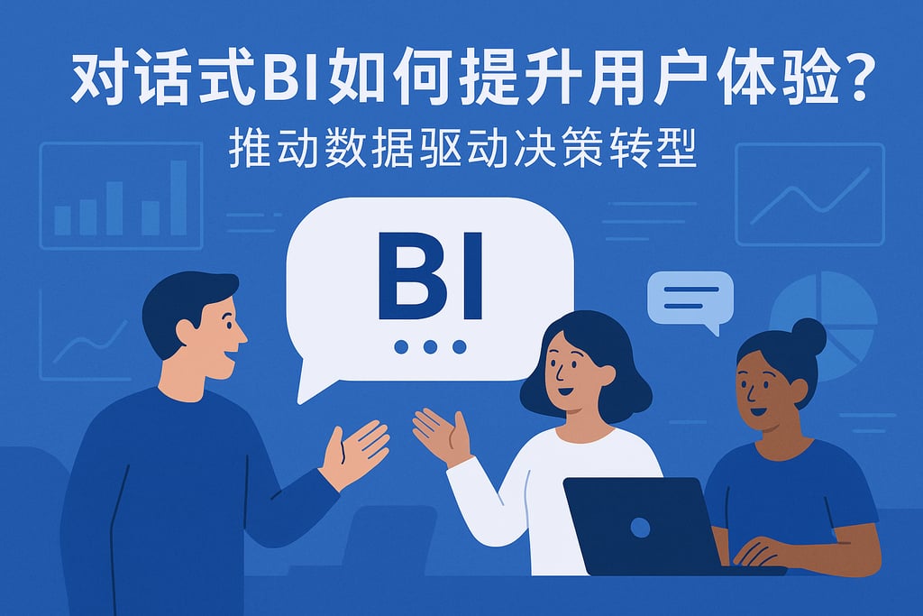 对话式BI如何提升用户体验？推动数据驱动决策转型