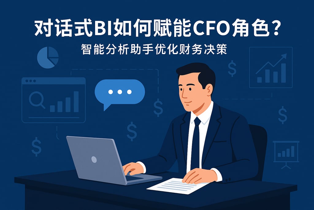 对话式BI如何赋能CFO角色？智能分析助手优化财务决策