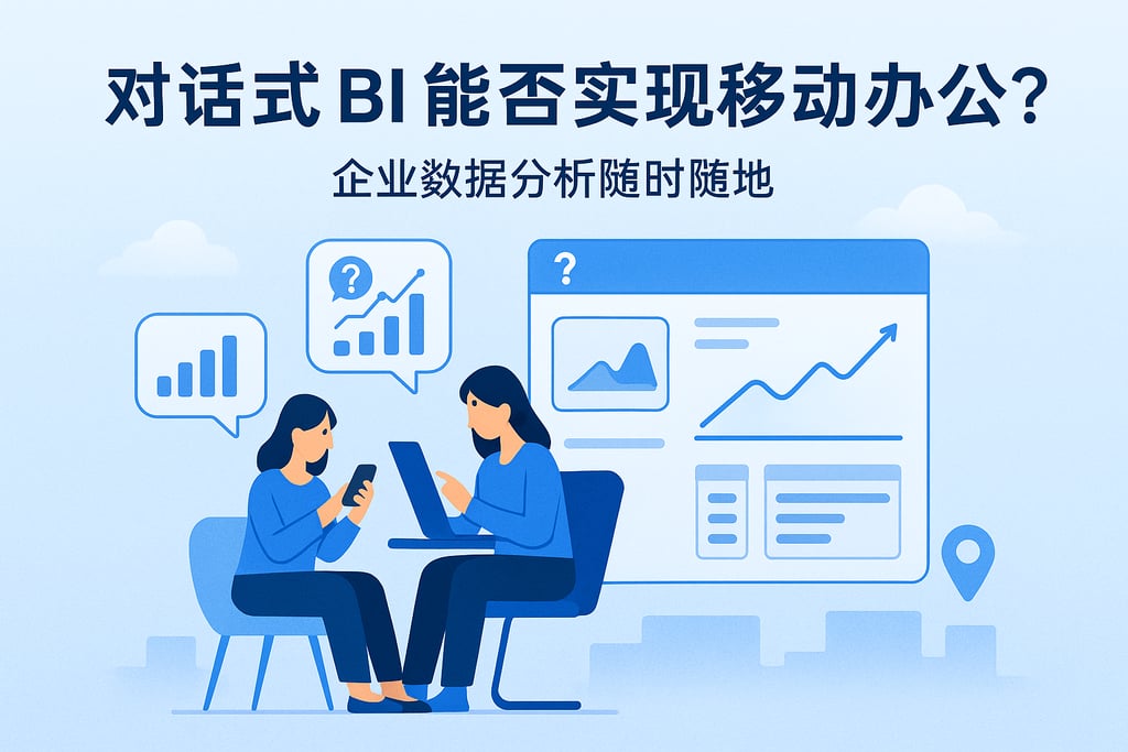 对话式BI能否实现移动办公？企业数据分析随时随地