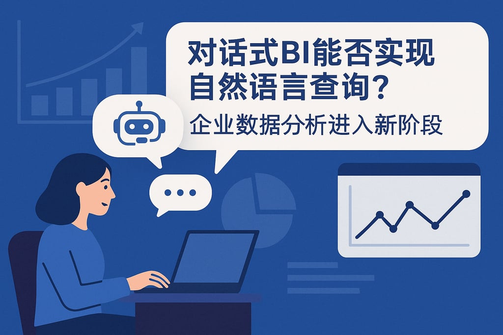 对话式BI能否实现自然语言查询？企业数据分析进入新阶段