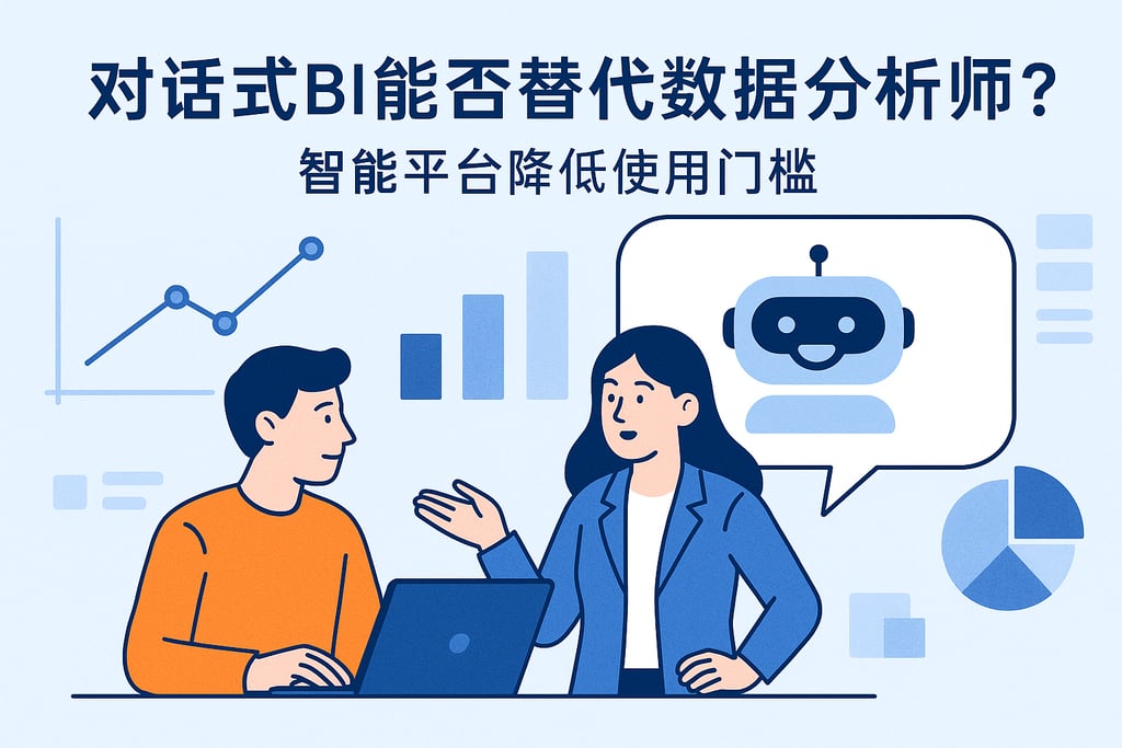 对话式BI能否替代数据分析师？智能平台降低使用门槛