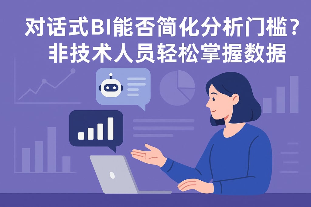 对话式BI能否简化分析门槛？非技术人员轻松掌握数据
