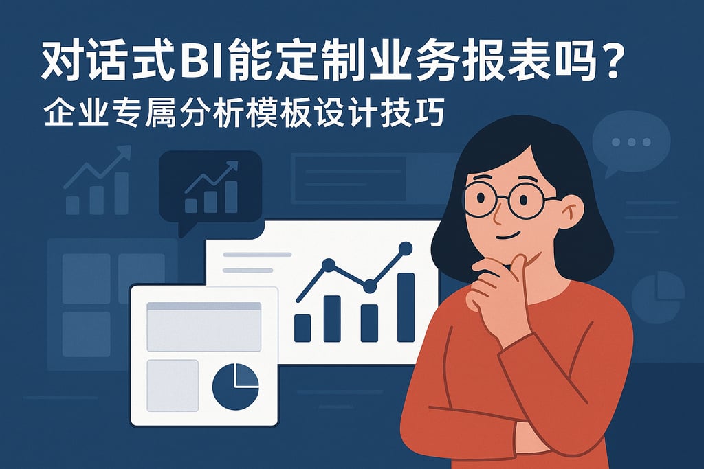 对话式BI能定制业务报表吗？企业专属分析模板设计技巧