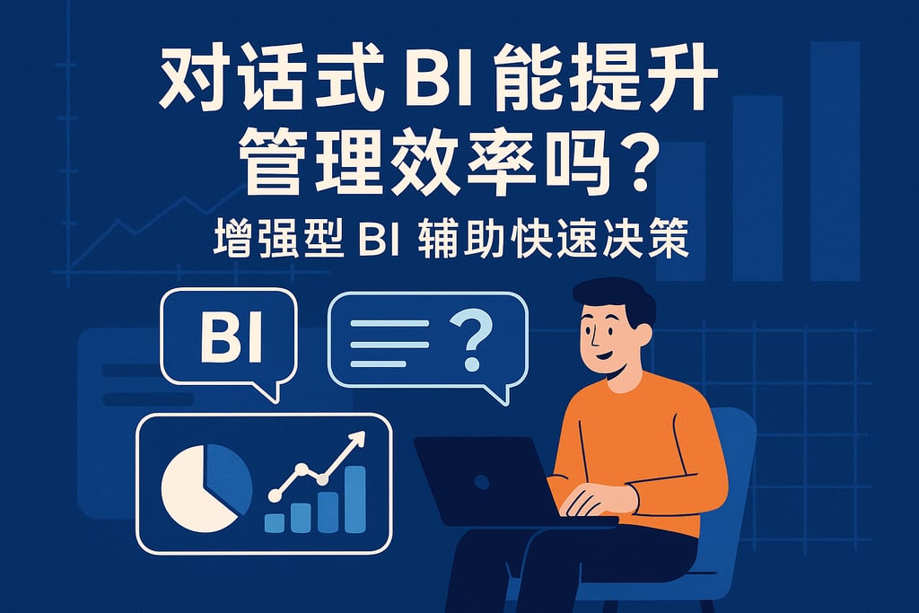 对话式BI能提升管理效率吗？增强型BI辅助快速决策