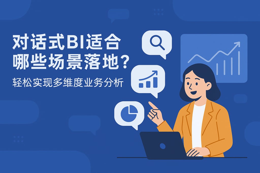 对话式BI适合哪些场景落地？轻松实现多维度业务分析